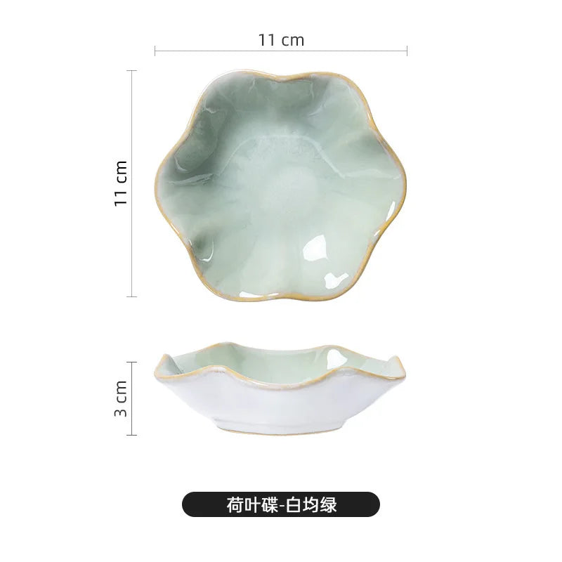 Lotus Ceramic Jewelry Tray
