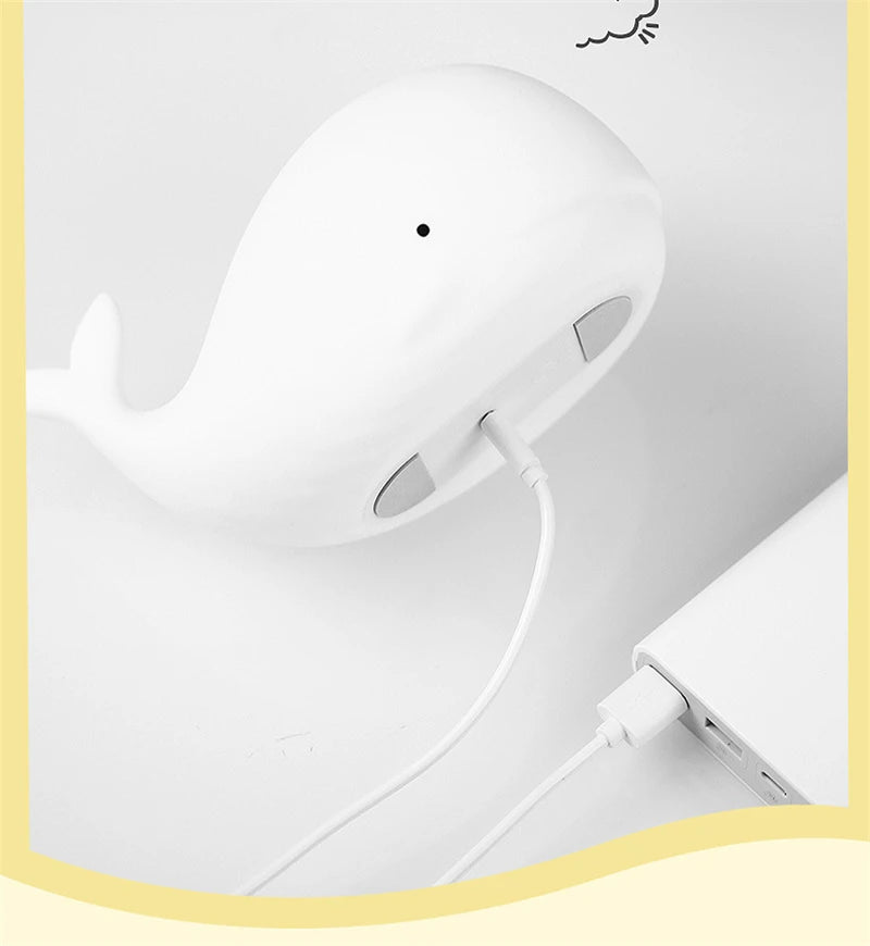 Cute Whale Night Light