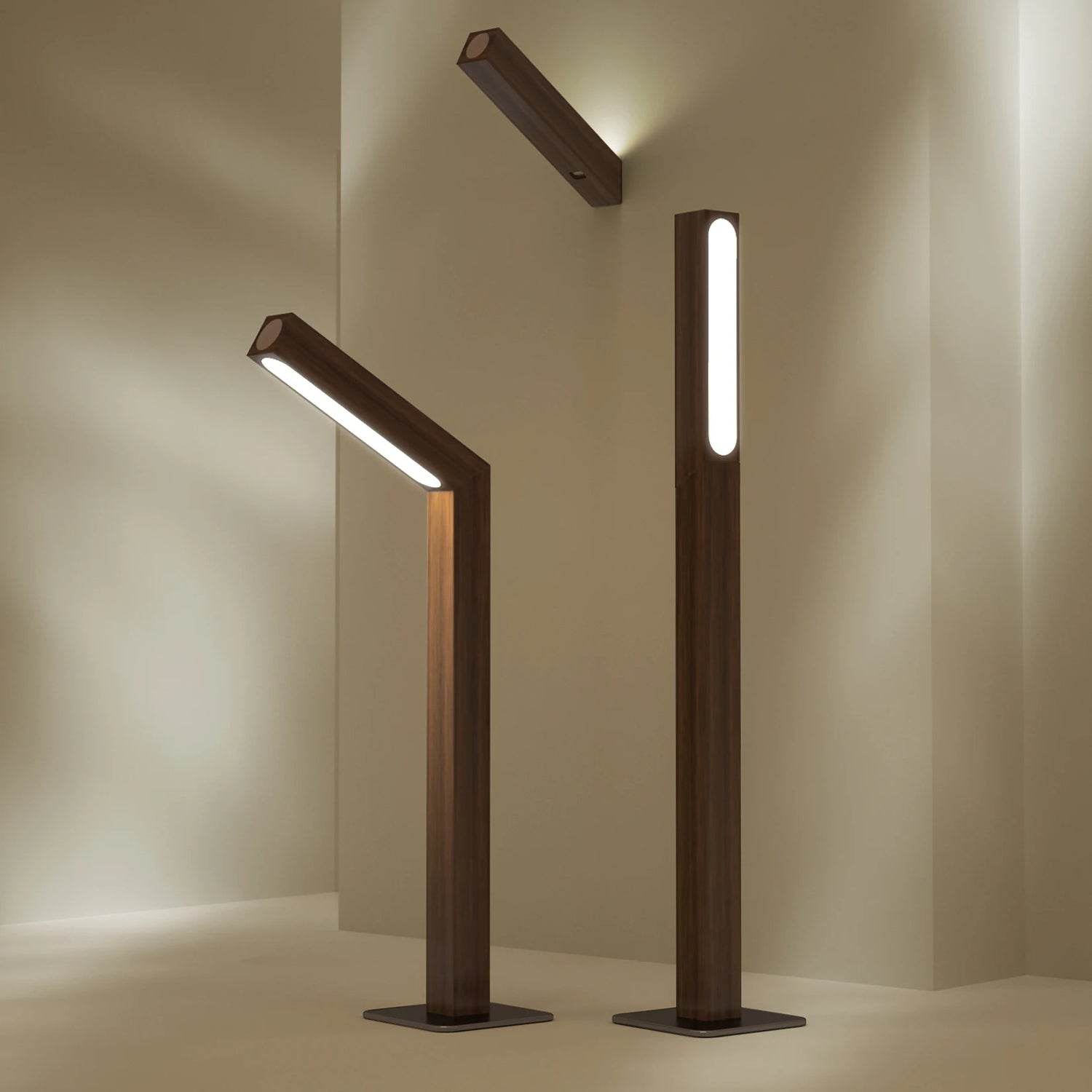 Rotating Wooden Lamp