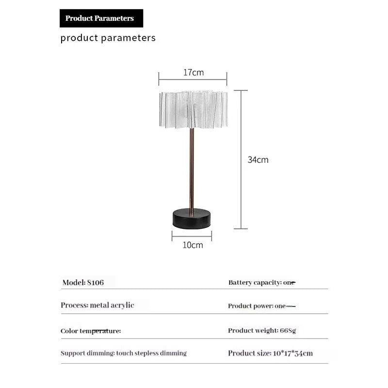 Crystal Touch Lamp