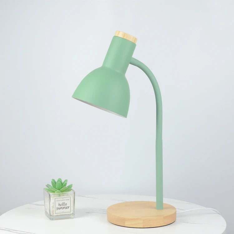 Wood & Iron Desk Lamp
