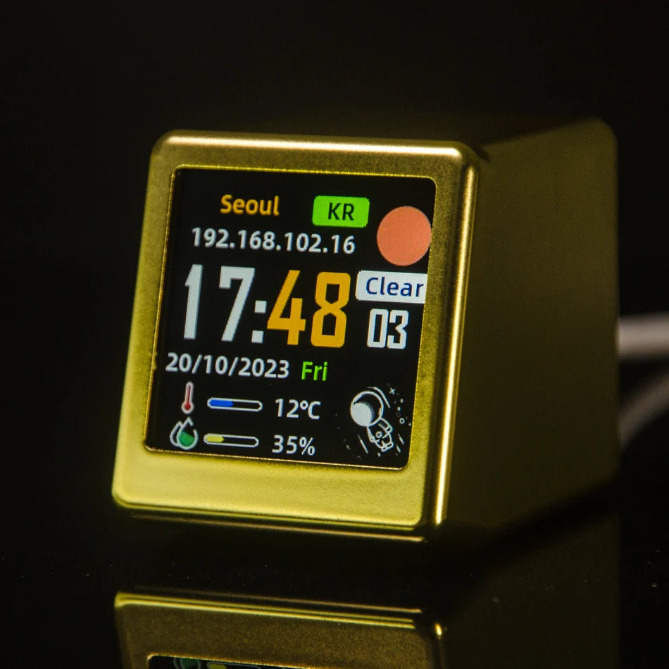Mini WiFi Weather Clock