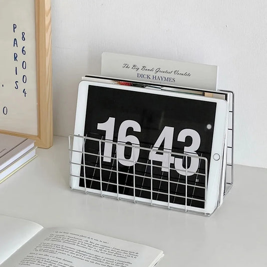 Metal Mesh Organizer Rack