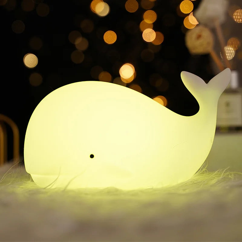 Cute Whale Night Light
