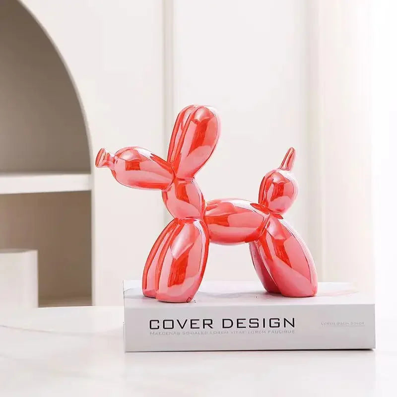 Ceramic Balloon Dog Statue