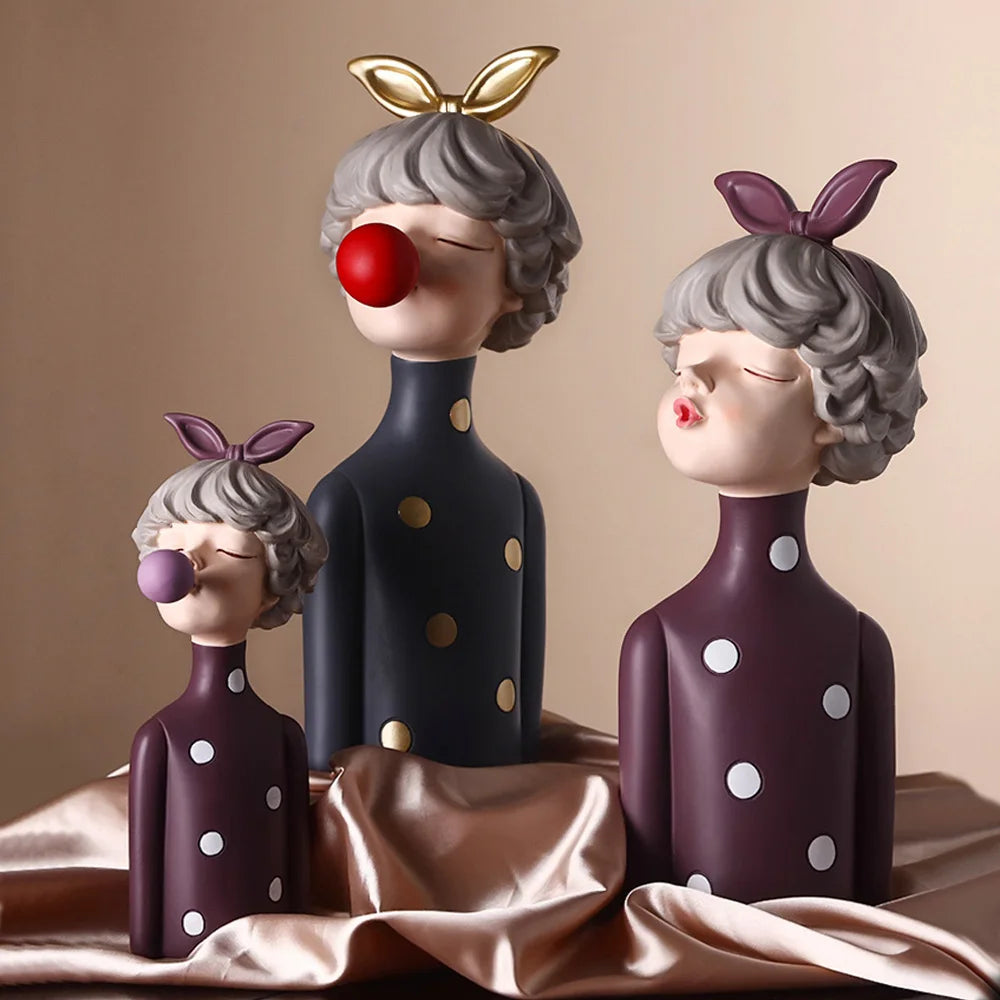 Bubble Gum Girl Statue