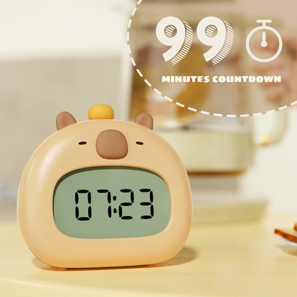 Capybara LED Kids Alarm Clock