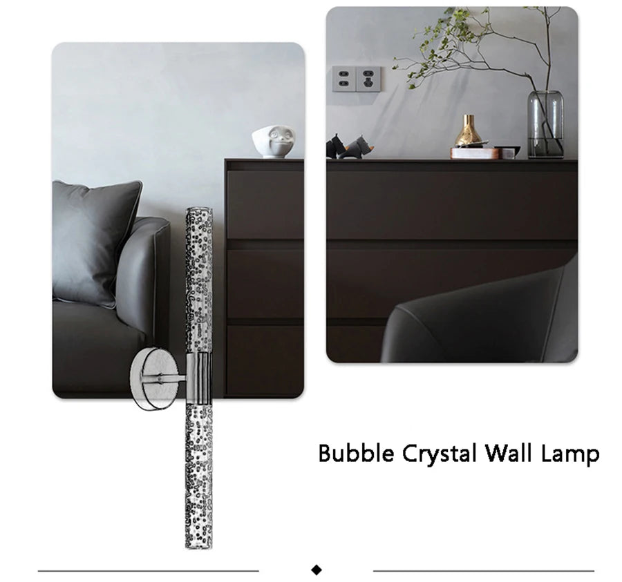 Nordic Crystal Wall Lamp