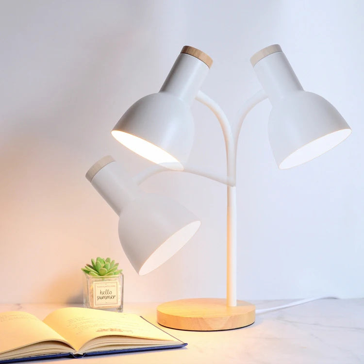 Wood & Iron Desk Lamp