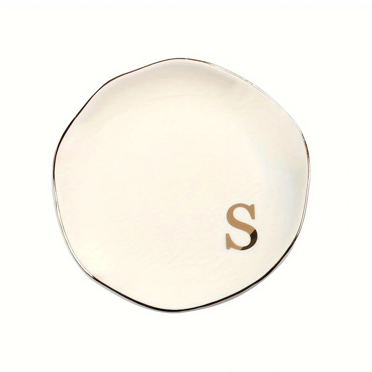 Personalized Initials Ceramic Ring Dish