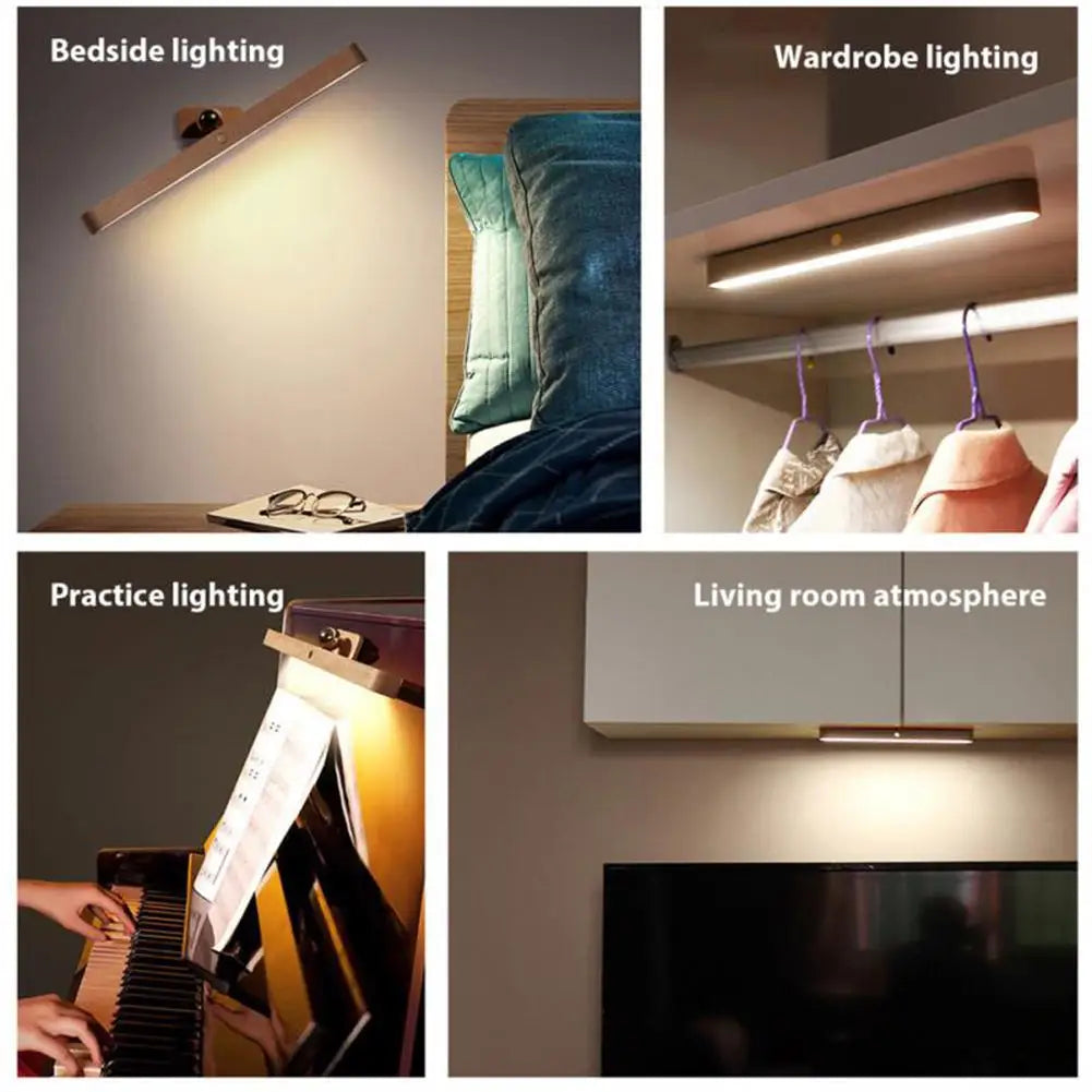 Magnetic Wooden LED Night Light
