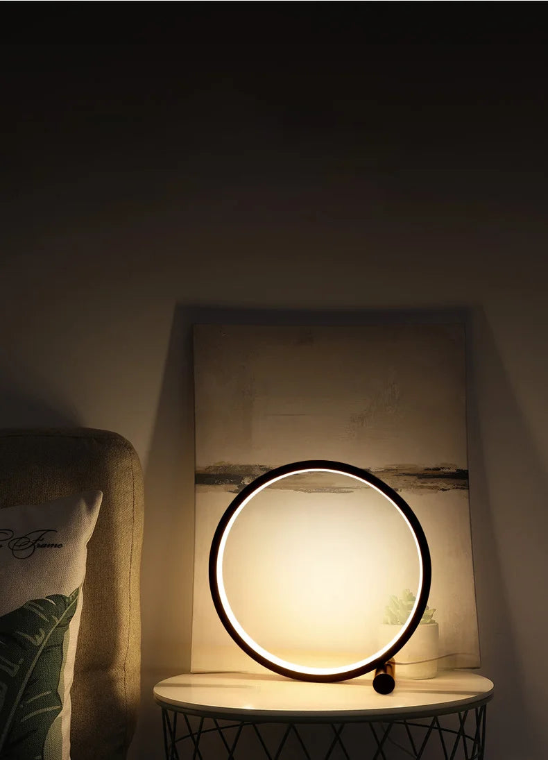 Round Ring Table Lamp