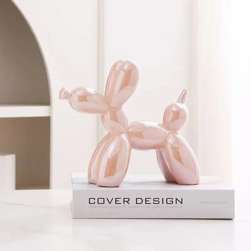 Ceramic Balloon Dog Statue