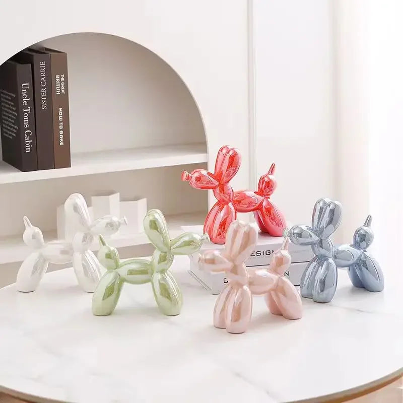 Ceramic Balloon Dog Statue