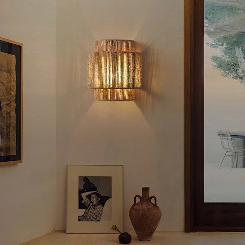 Hemp Rope Wall Lamp
