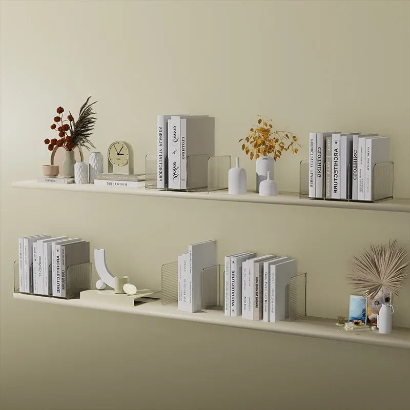 Transparent Bookends Stand