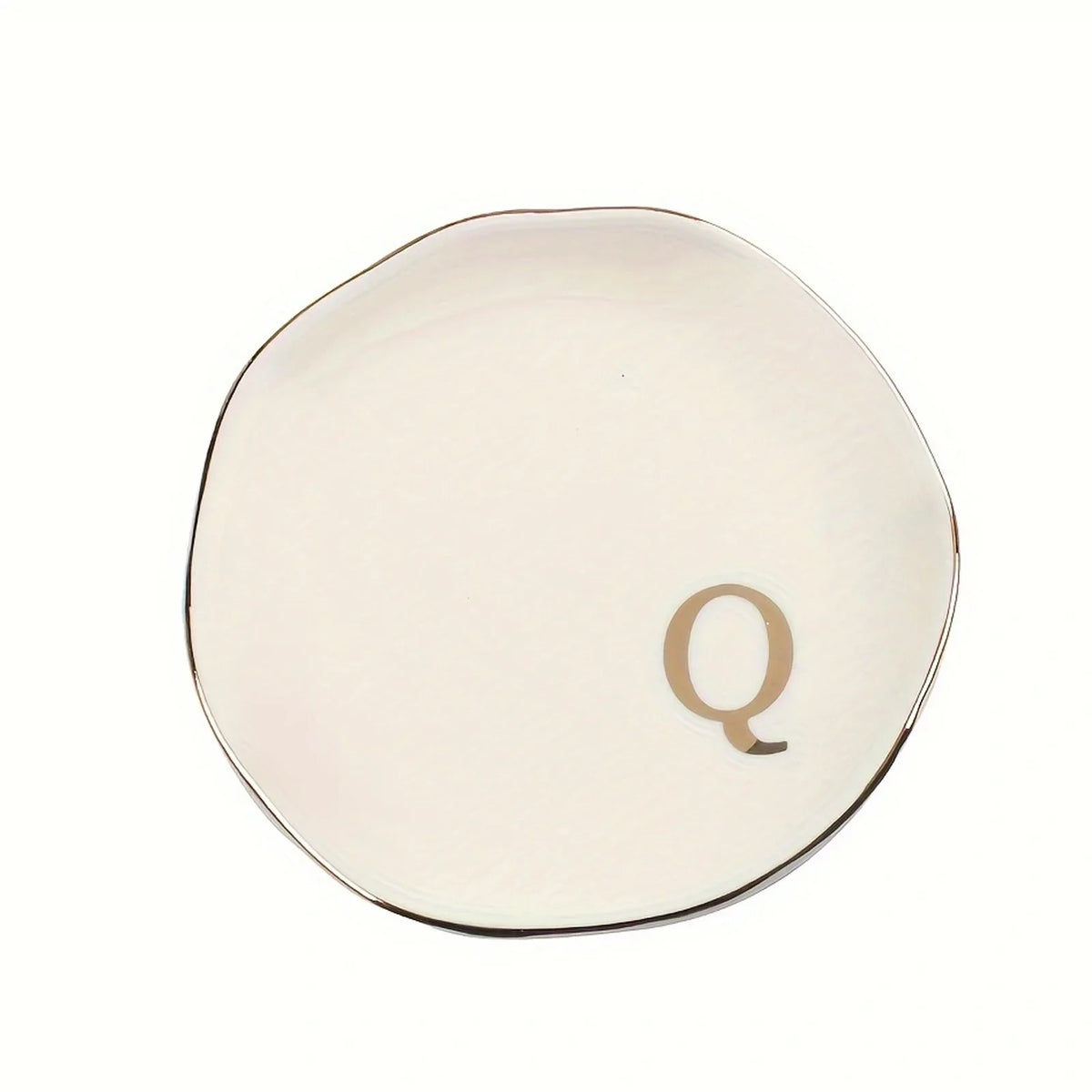 Personalized Initials Ceramic Ring Dish