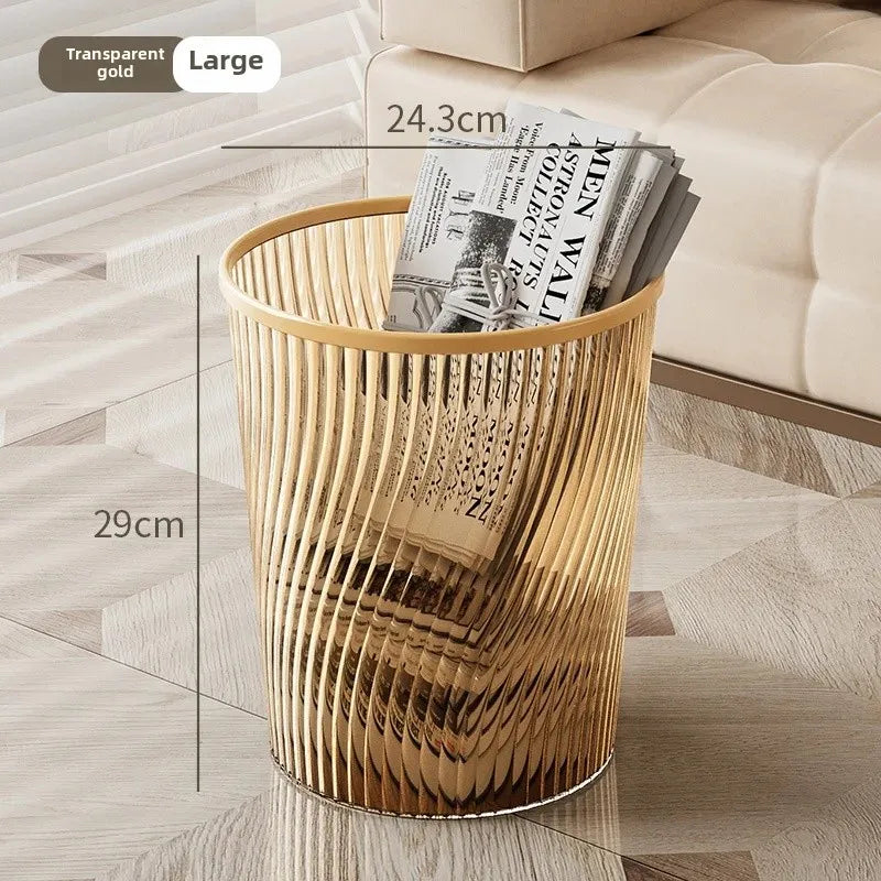 Clear Luxe Dustbin