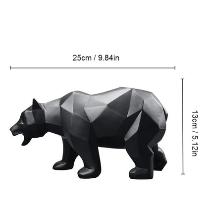 Geometric Bear Sculpture