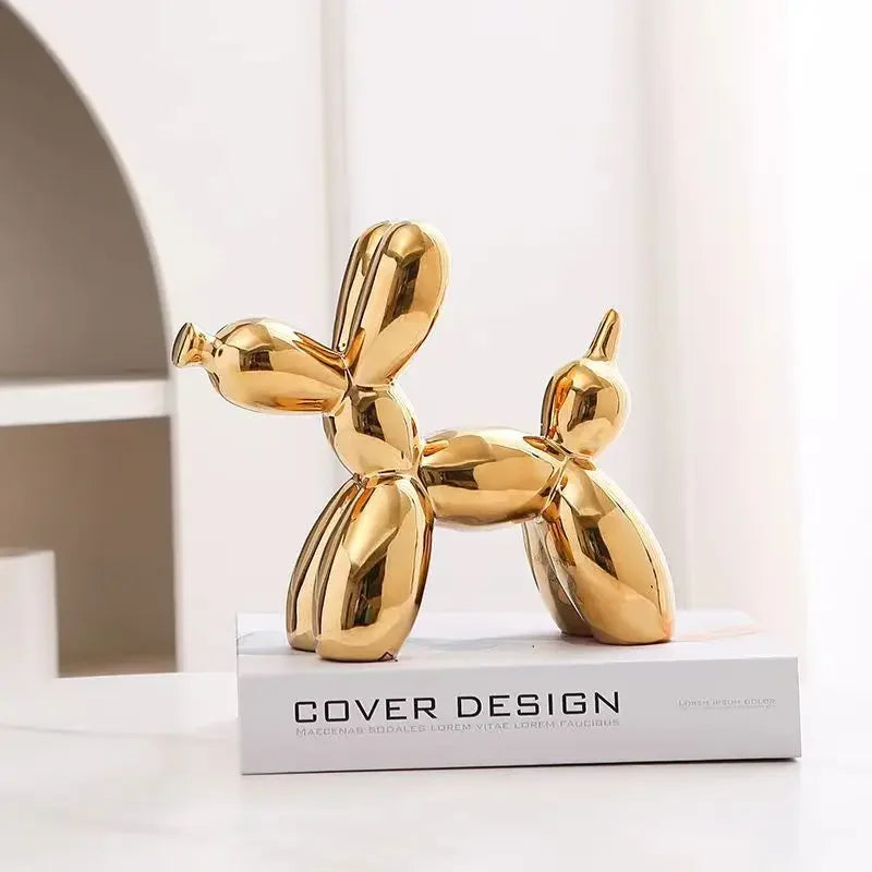 Ceramic Balloon Dog Statue