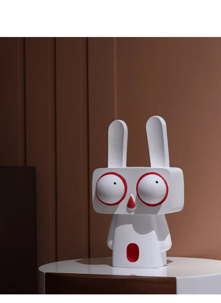 Abstract Rabbit Ornament