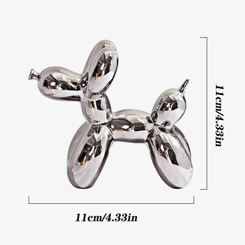 Ceramic Balloon Dog Statue