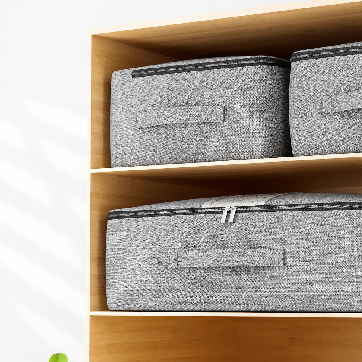 Collapsible Gray Storage Bag
