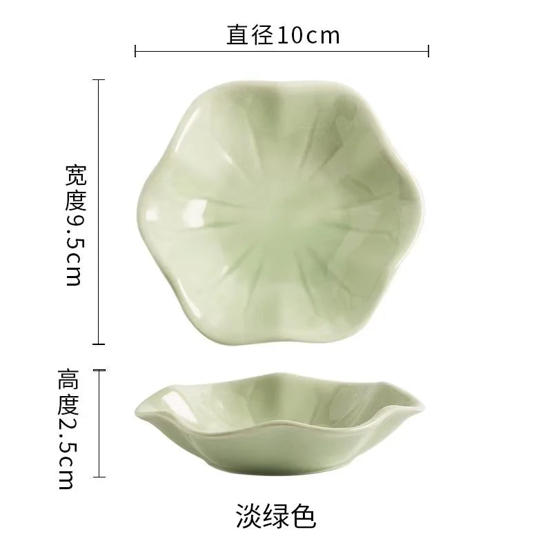 Lotus Ceramic Jewelry Tray