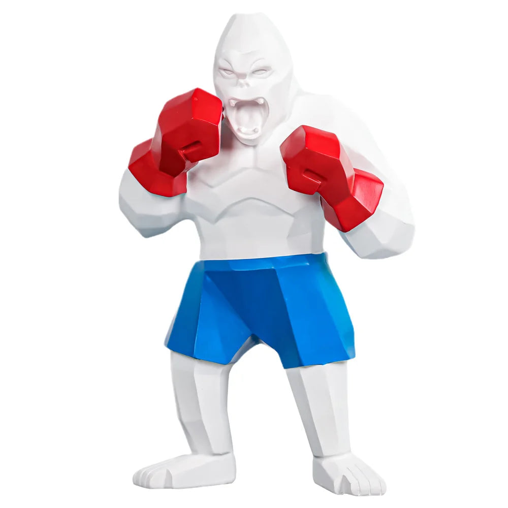 Boxing Gorilla Sculpture