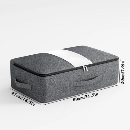 Collapsible Gray Storage Bag