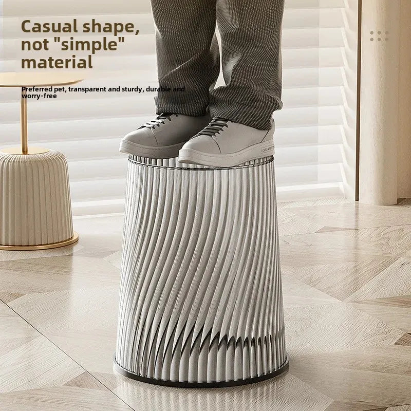 Clear Luxe Dustbin