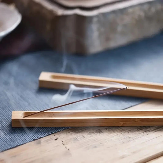 Crafted Bamboo Incense Holder