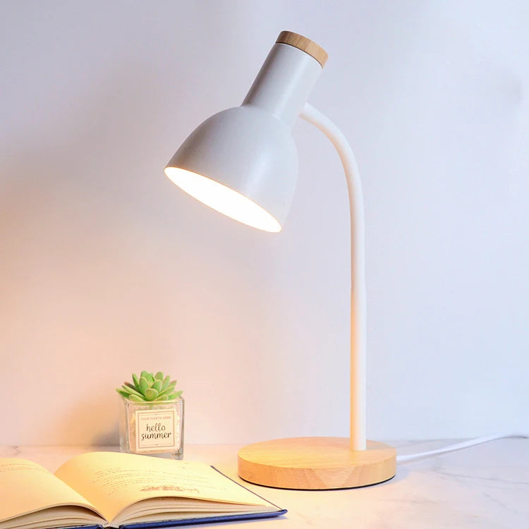 Wood & Iron Desk Lamp
