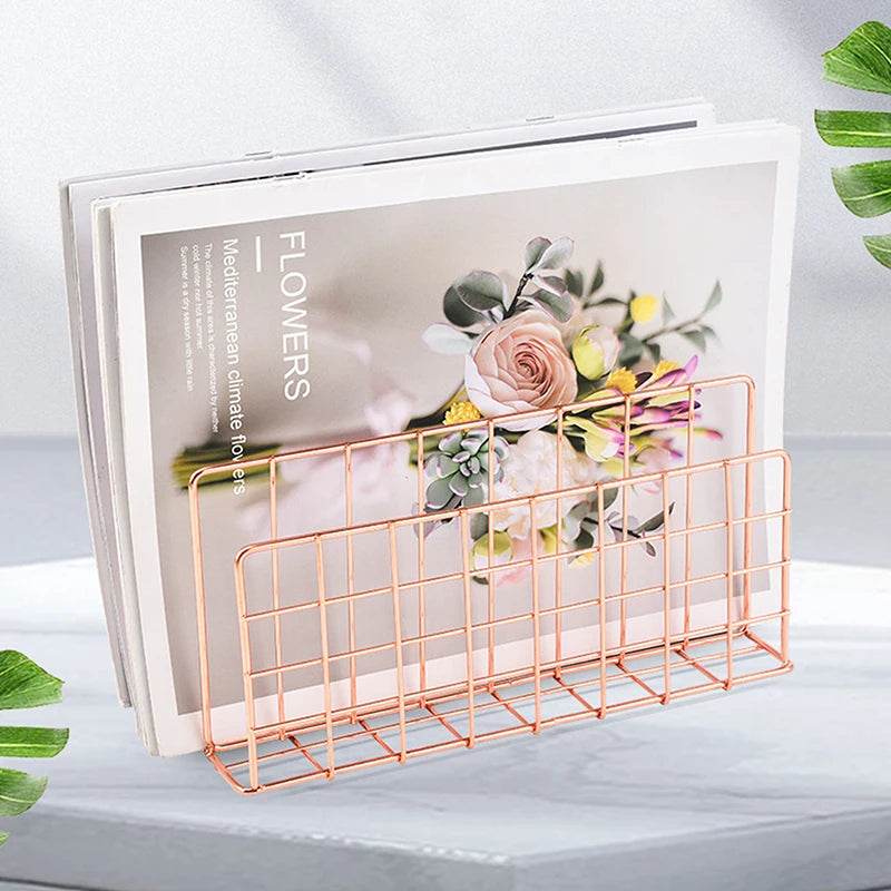 Minimalist Iron Desk Rack