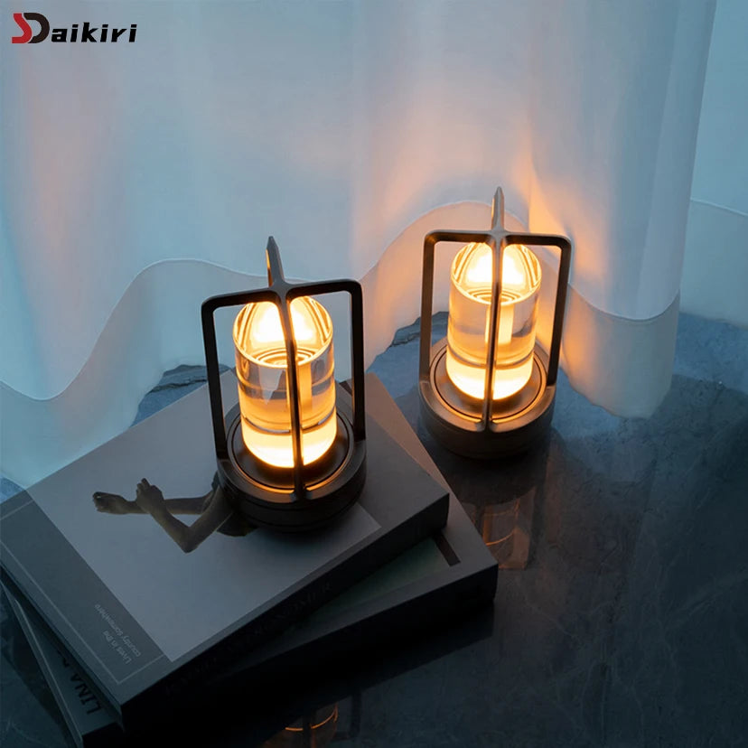 Crystal LED Touch Table Lamp