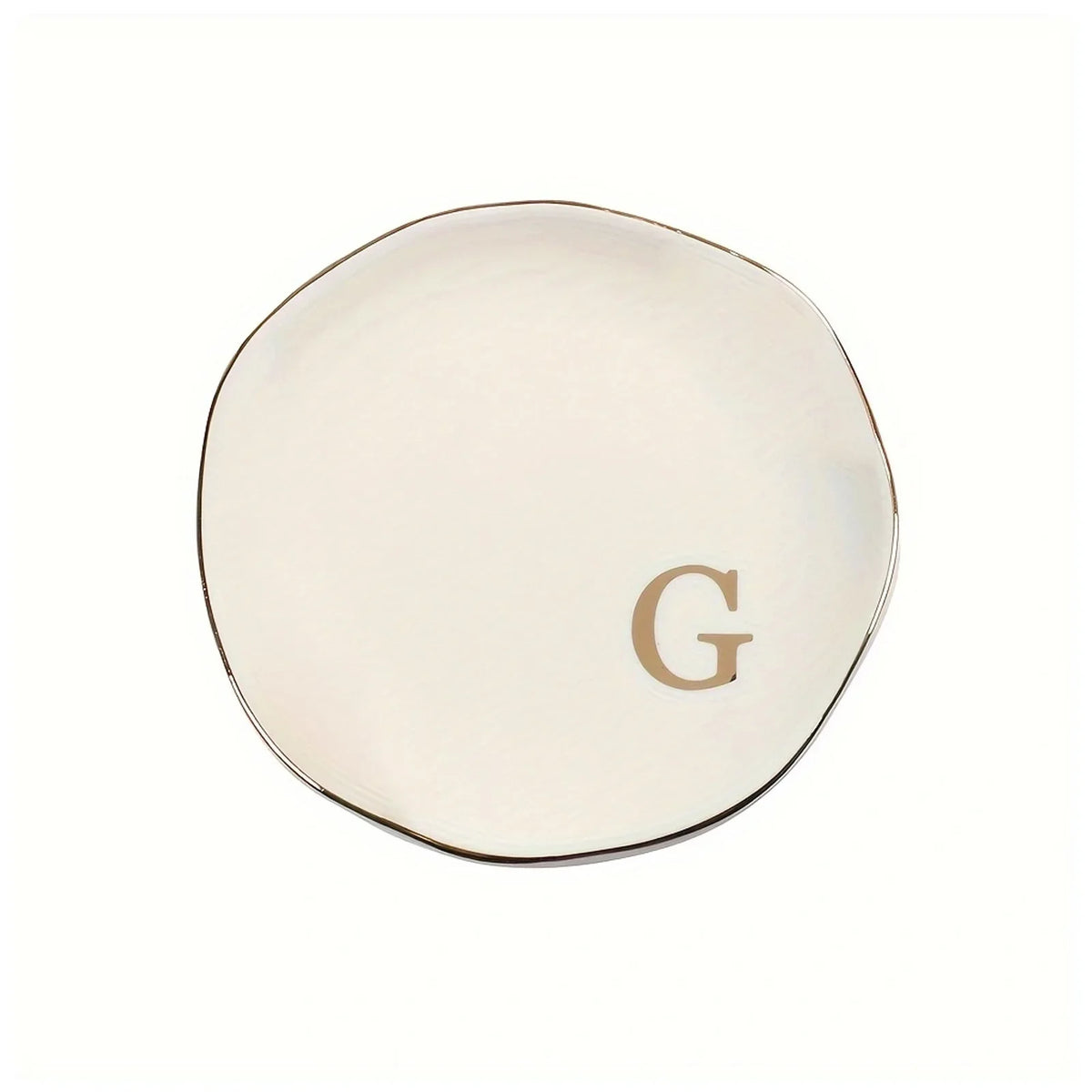 Personalized Initials Ceramic Ring Dish