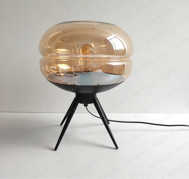 Glass Table Lamp