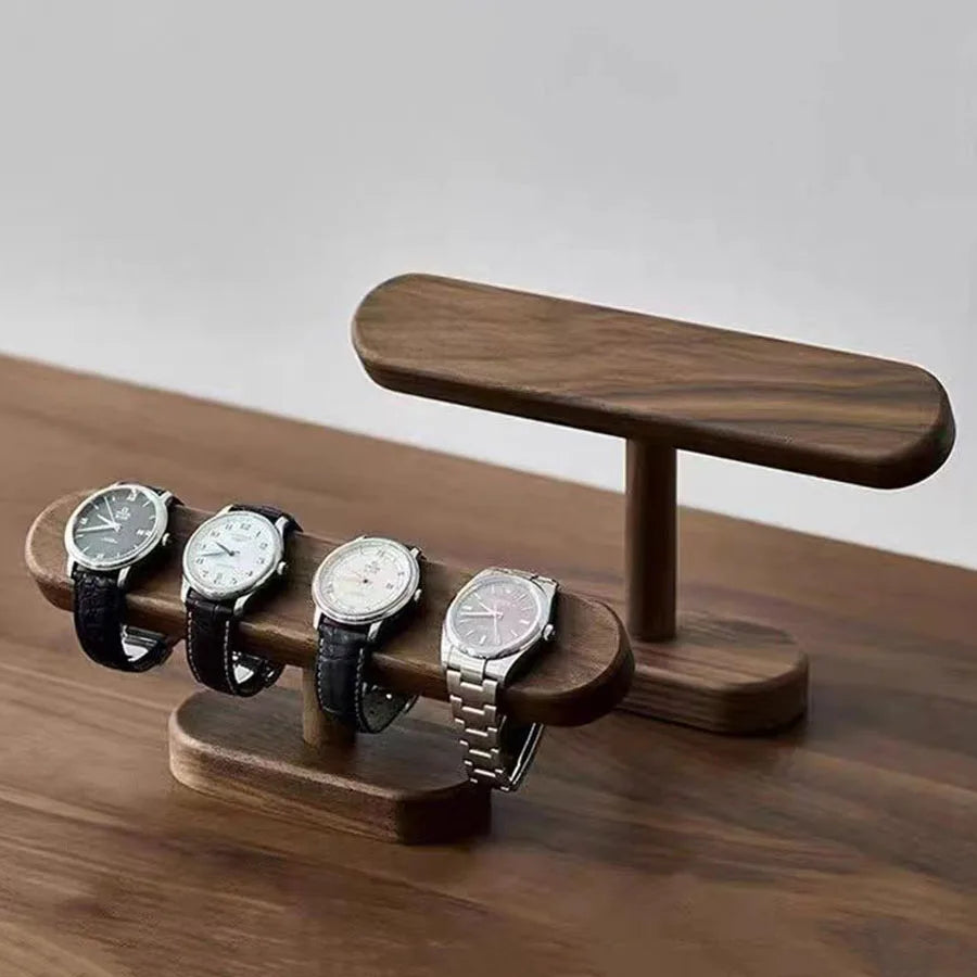 Walnut Watch Display Stand