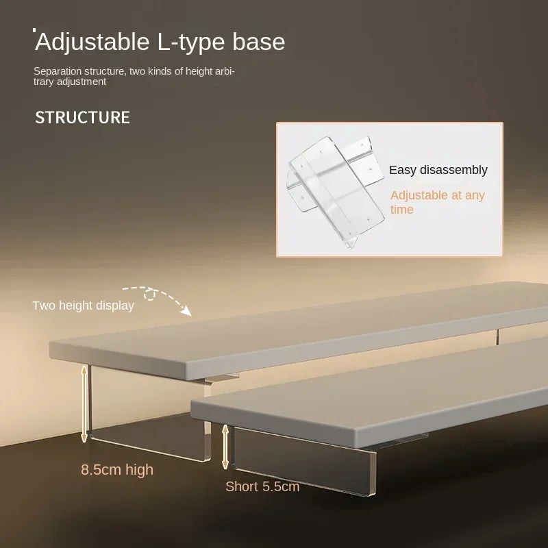 Clear Acrylic Monitor Stand