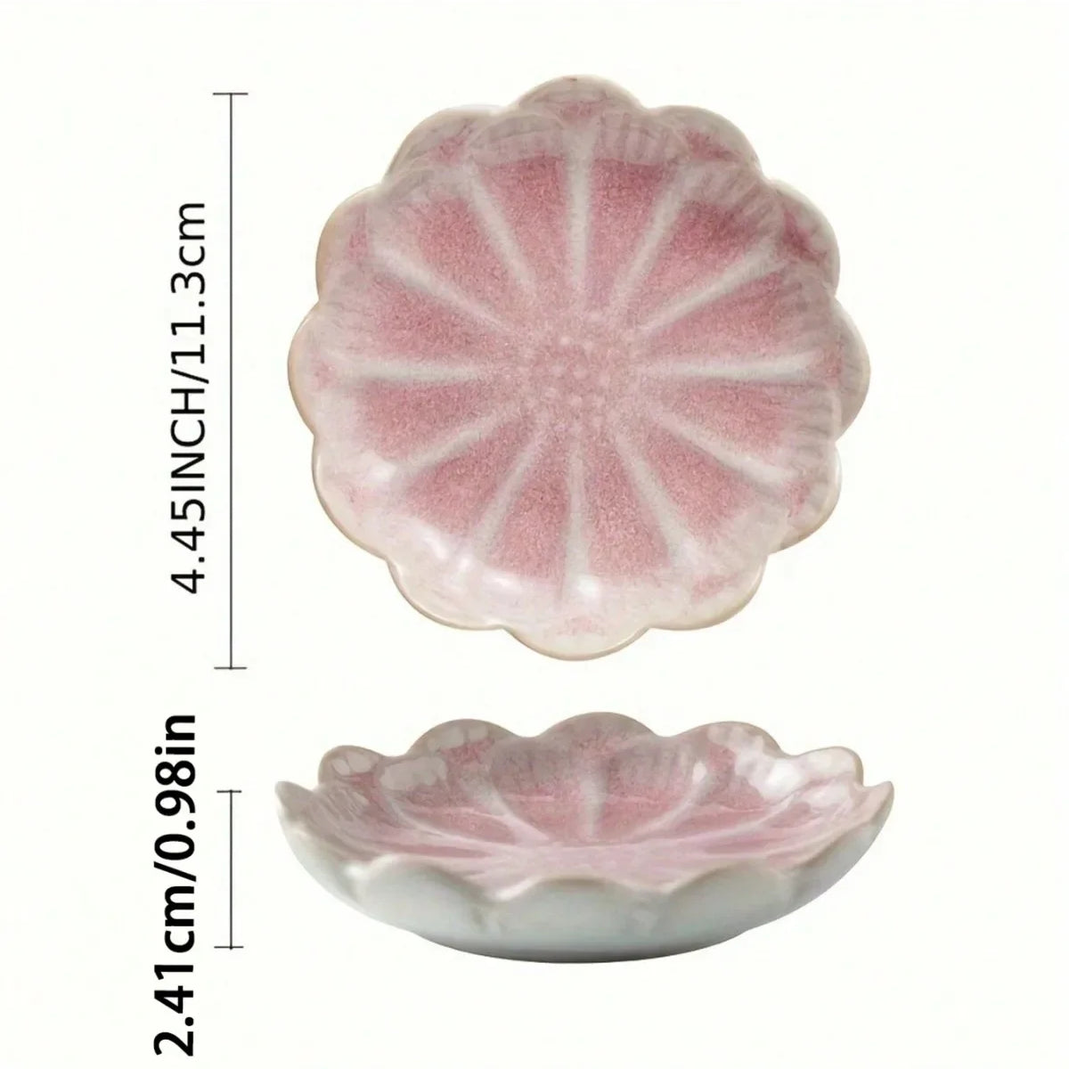 Lotus Leaf Ceramic Trinket Dish