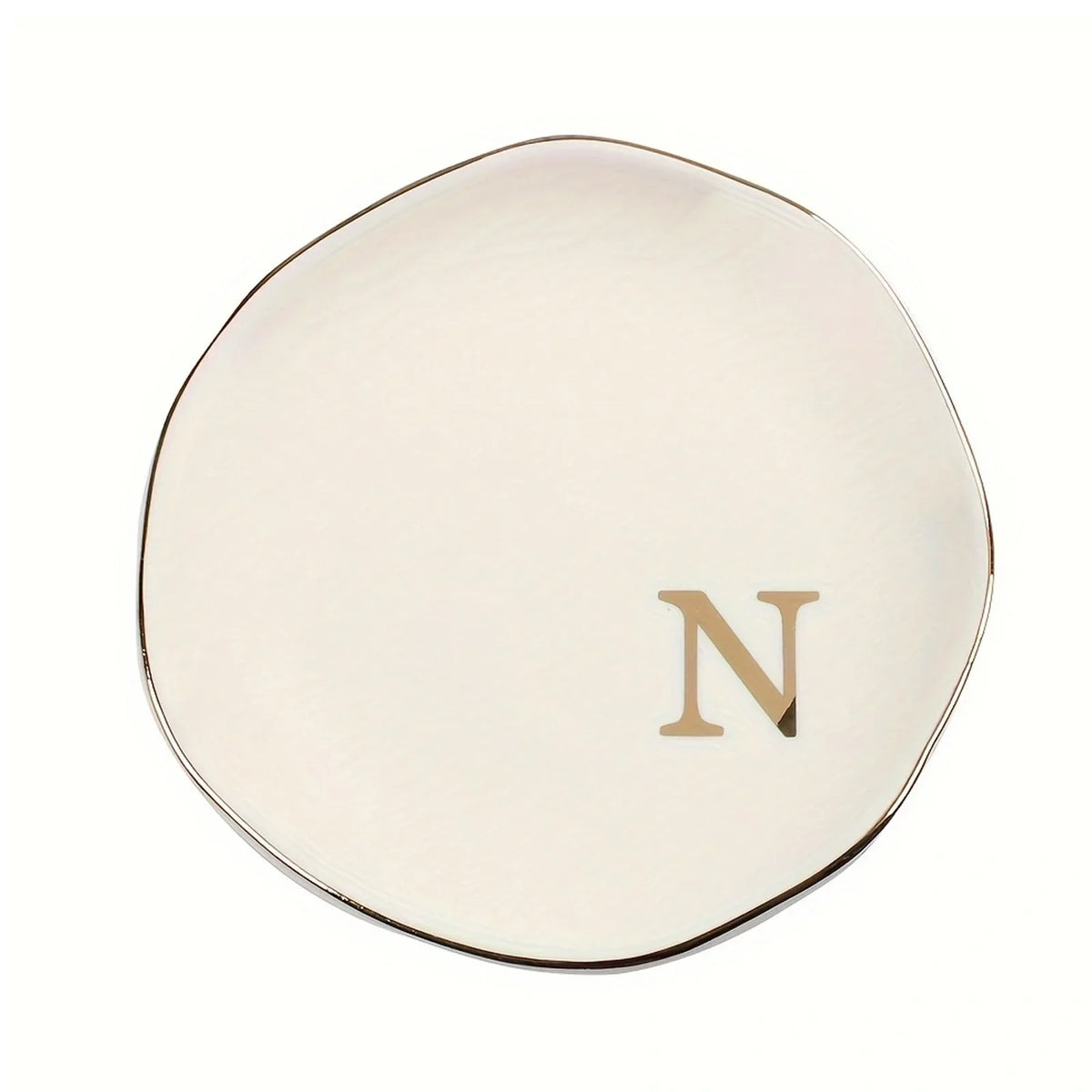 Personalized Initials Ceramic Ring Dish