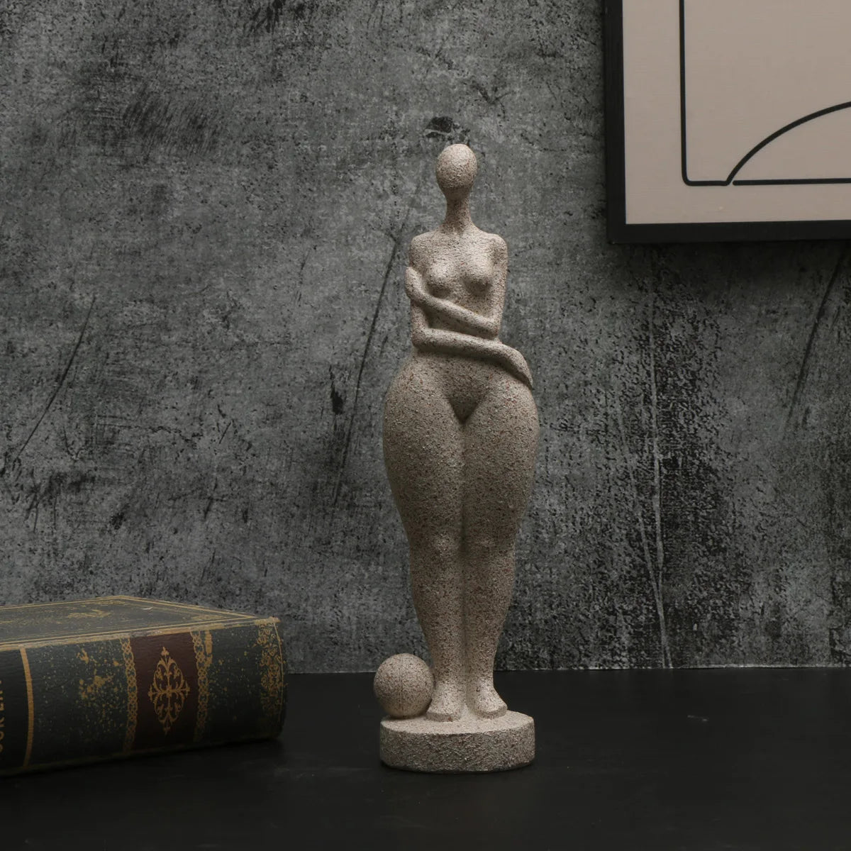 Sandstone Woman Statue