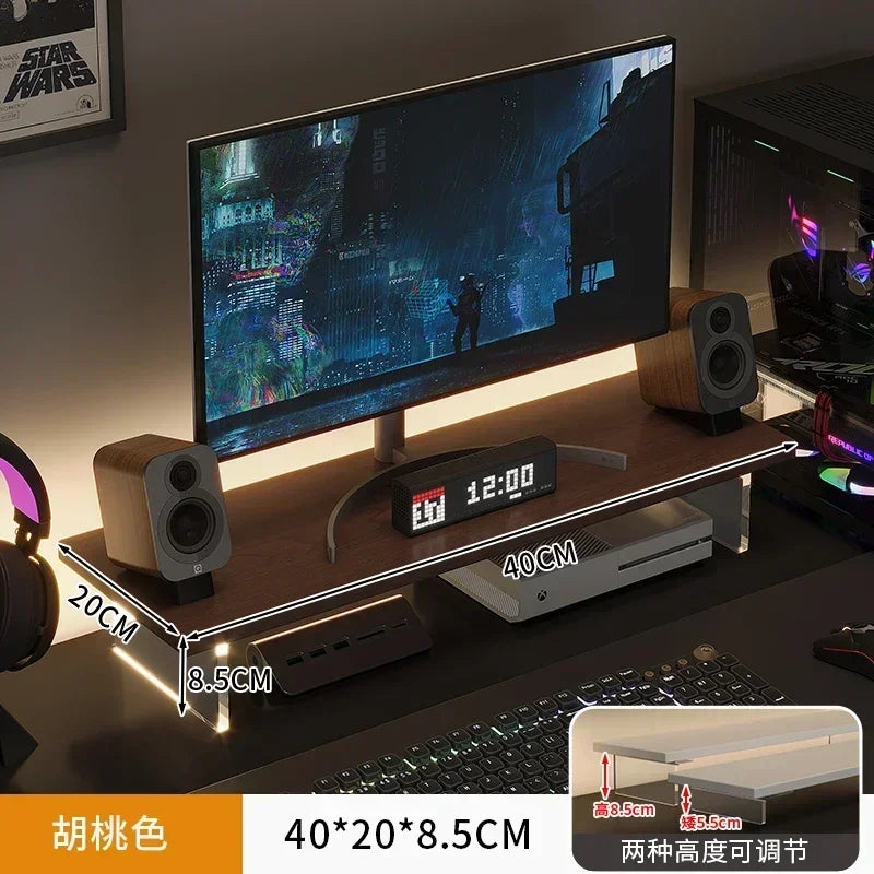 Clear Acrylic Monitor Stand