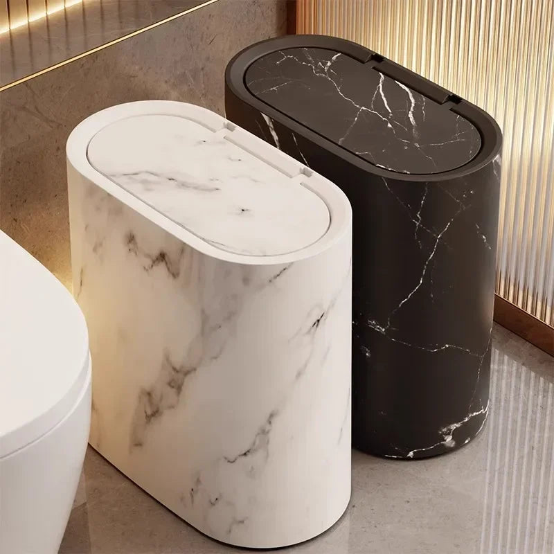 Nordic Marble Trash Can