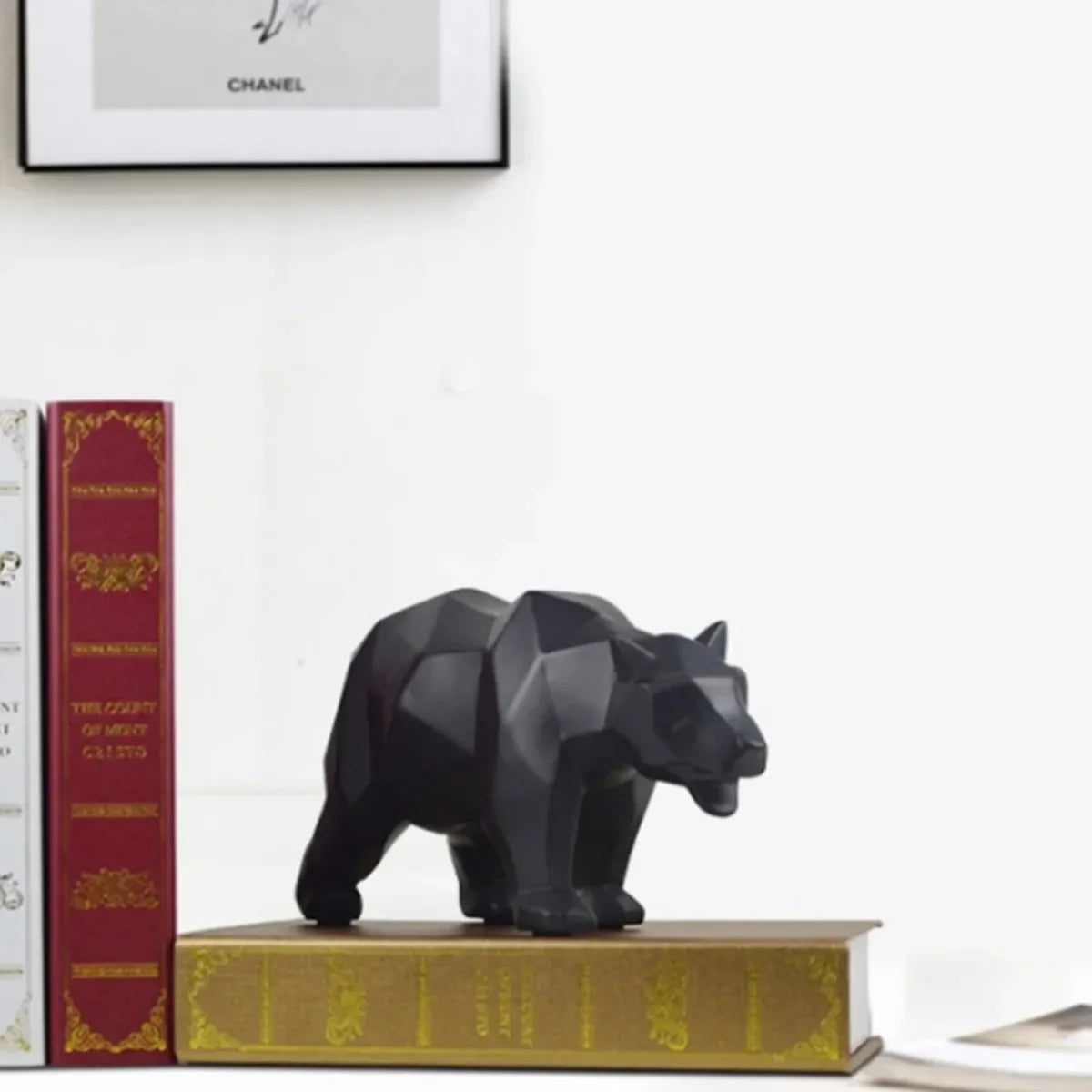 Geometric Bear Sculpture