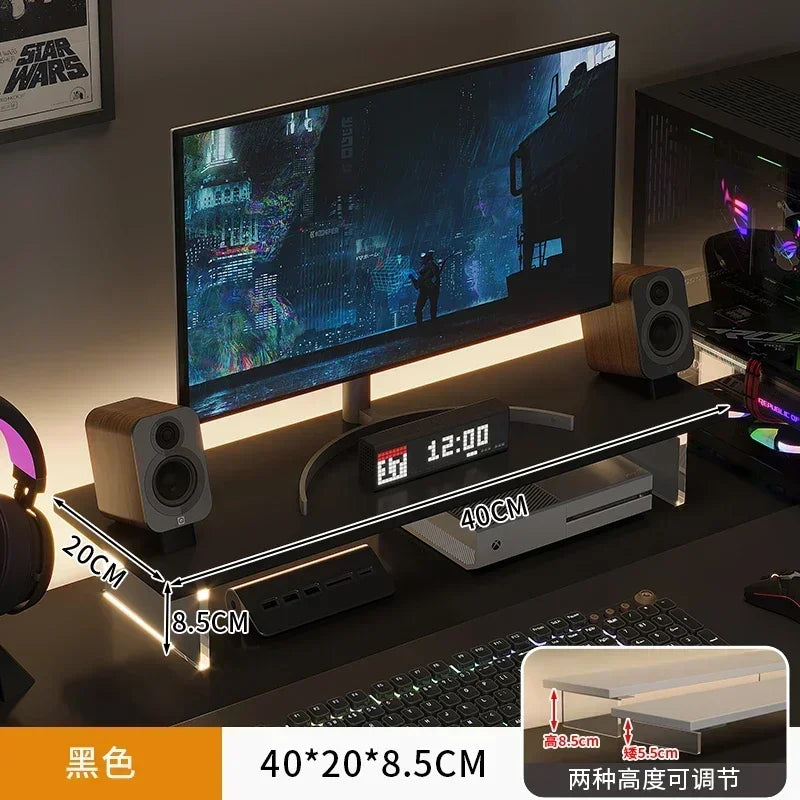 Clear Acrylic Monitor Stand