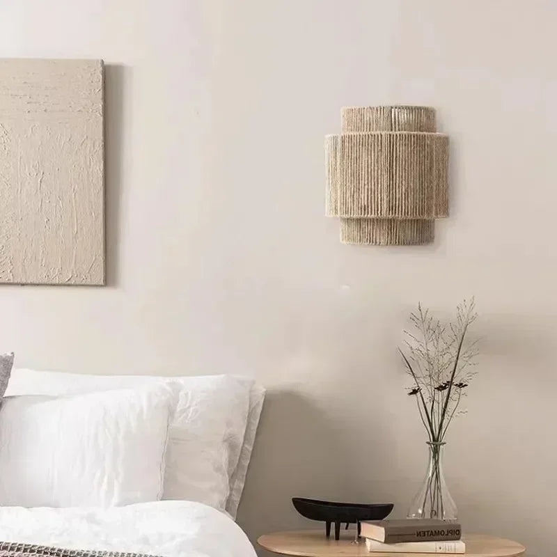 Hemp Rope Wall Lamp