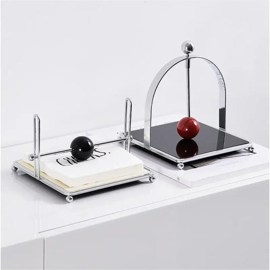 Crystal Accent Napkin Tray