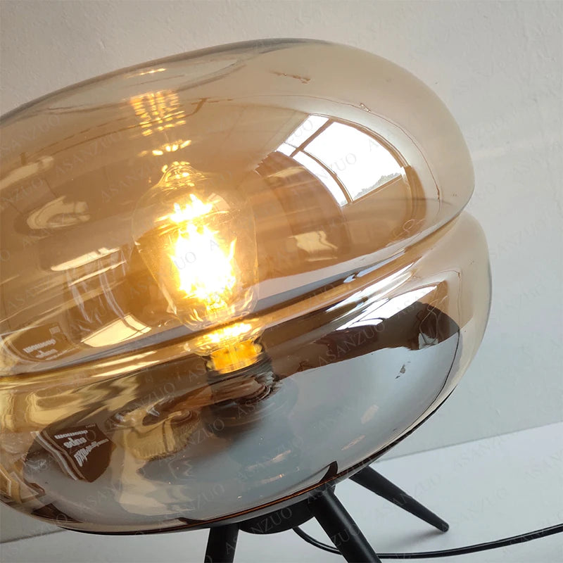 Glass Table Lamp