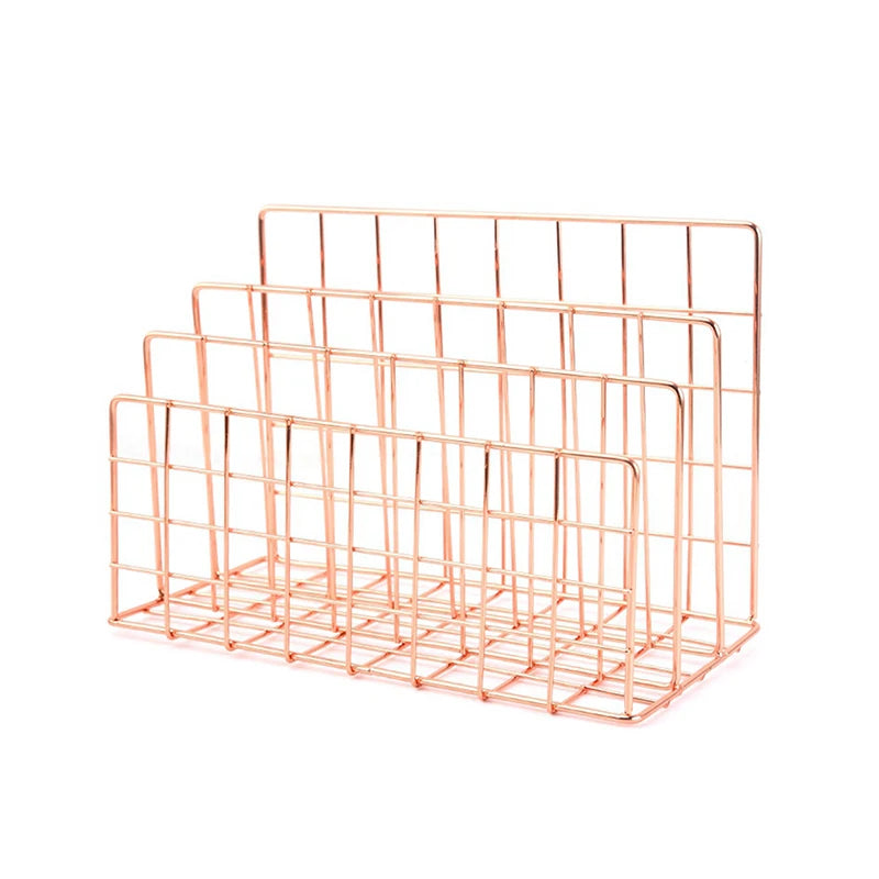 Minimalist Iron Desk Rack
